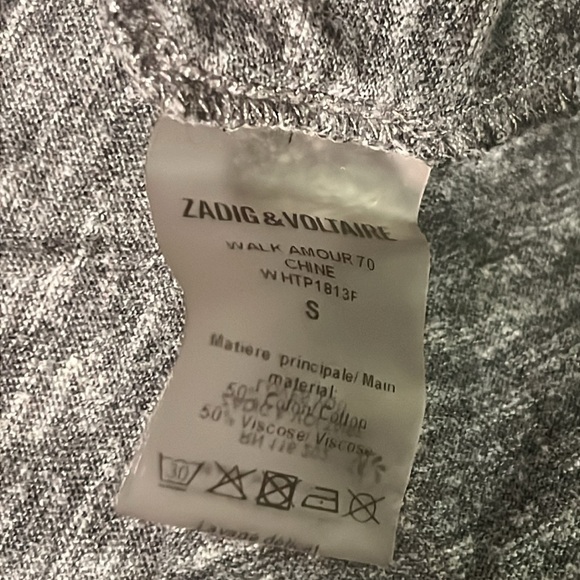 Zadig + Voltaire Chine Over-dye T-Shirt - Picture 8 of 10